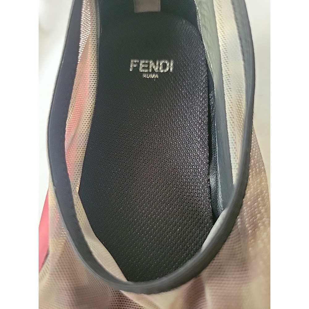 Fendi Zucca Women's Shoes Sneakers Mesh Size EU 38 / US 8 - Picture 8 of 9